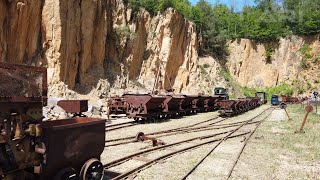 Feldbahn Dossenheim 600 mm  Steinbruch Leferenz 2022 [upl. by Ellener]