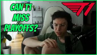 Caedrel On If T1 Are Safe For Making Playoffs [upl. by Ahsieyt]