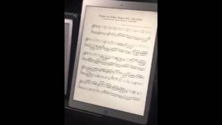 IPad Pro and Forscore Part 1 [upl. by Anay963]