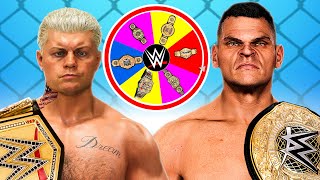 Spin the Wheel Play the Champion in WWE 2K24 [upl. by Mot]