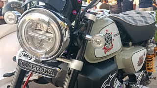 new honda monkey custom honda monkey custom modified aeon [upl. by Halehs]