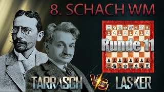 Emanuel Lasker Vs Siegbert Tarrasch 🏆 8 Schach WM München 1908 🏆 C10 Französische Verteidigung 592 [upl. by Eelarat]