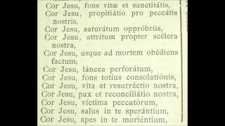 Litany of the Sacred Heart of Jesus in Latin [upl. by Simeon]