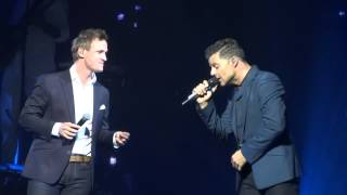 Ricky Martin with Luke Kennedy Shes All I Ever Had live Star Event Centre Sydney 141013 [upl. by Ahsenhoj]