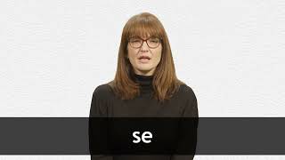 How to pronounce SE in European Spanish [upl. by Carlina]