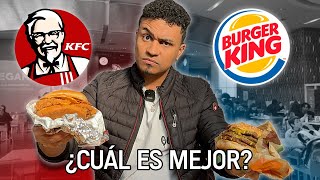 PRUEBO las HAMBURGUESAS MAS CARAS de KFC y BURGER KING 🇨🇱 [upl. by Fairley86]