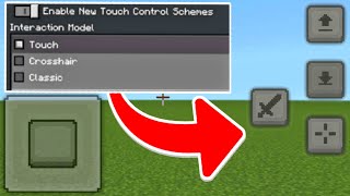 How To ENABLE New MCPE Touch Controls  Minecraft Bedrock Edition [upl. by Leval958]