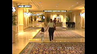 The Mirage Hotel Las Vegas 1993 8mm Camcorder Scenes [upl. by Haet490]