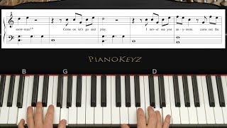 How to Play quotDo You Want to Build a Snowmanquot Piano Tutorial with Sheets [upl. by Dranrev]