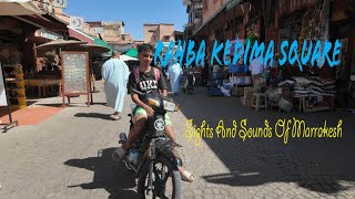 Rahba Kedima Square  Sights And sounds Of Marrakesh [upl. by Einttirb]