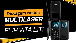 Como configurar a discagem rápida no celular Multilaser Flip VIta Lite Método 1 [upl. by Mesics]