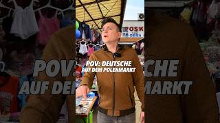 Auf dem Polenmarkt… wer kennt es 😂 deutschpolnisch ostblock jahrmarkt lustig komedie [upl. by Asta929]