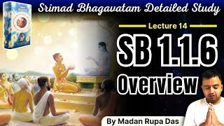 SB 116  Srimad Bhagavatam Detailed Study Lecture14  HG Madanrupa Prabhuji  ISKCON PANCHKULA [upl. by Elleval370]