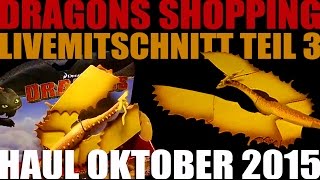 Dragons  Oktober Haul 2015  Live Unboxing  Teil 3 Timberjack  Holzklau  ReUpload [upl. by Nette387]