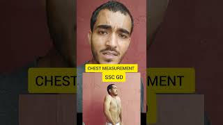 SSC GD CHEST MEASUREMENT Tips ssc sscgd sscgdmedicalnewstoday motivation [upl. by Akirdnas]