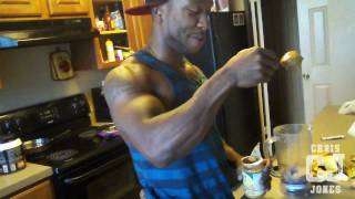 Muscle Building Protein Smoothie by Chris Jones of Physiques Of Greatness [upl. by Nairrad]