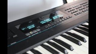 Ensoniq VFX SD demo [upl. by Neve]