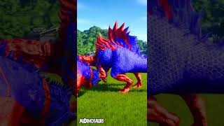 Red Giganotosaurus Trex Spinosaurus Epic Battle of Jurassic Giants  Who Will Emerge [upl. by Mcwherter]