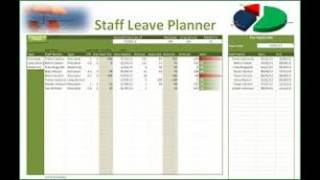 Employee Leave Record Template Excel [upl. by Immot]