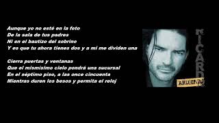 Ricardo Arjona Duele verte letra [upl. by Ahsea]