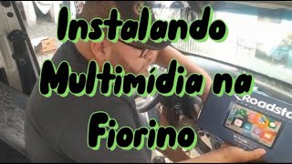 Instalação da Multimídia na Fiorino [upl. by Tillfourd753]