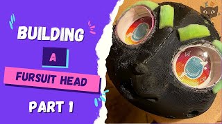 Building a Fursuit Head from Scratch PART 1  How to build a fursuit Kemono Fursuit making tutorial [upl. by Yntrok632]