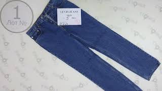 LEVIS JEANS men 1 сток одежда оптом [upl. by Lachance]