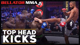 Top Head Kicks  Bellator MMA [upl. by Haiel]