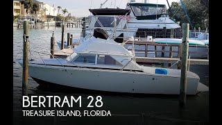 UNAVAILABLE Used 1974 Bertram 28 Flybridge Cruiser in Saint Petersburg Florida [upl. by Olecram]