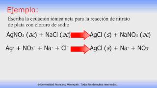 Ecuaciones Ionicas Moleculares [upl. by Ekalb]