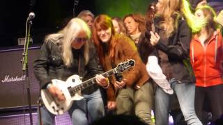 Uriah Heep  Free n Easy with many girls on stage live Sierre Blues Festival 100714 [upl. by Eidak]