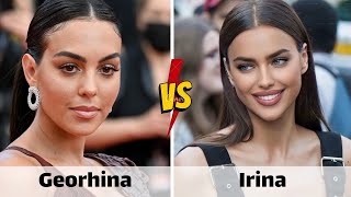 Georgina Rodriguez Ronaldos Girlfriend Vs Irina Shake Ronaldos Ex Girlfriend [upl. by Notslah]