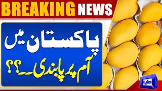 Bad News For Mango Lovers  Mango News Big Update  Govts Decision  Dunya News [upl. by Ecirtam452]