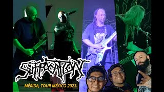 Suffocation TOUR MÉXICO 2023  SUFFOCATION LIVE IN MÉRIDA 🔥 [upl. by Neidhardt]