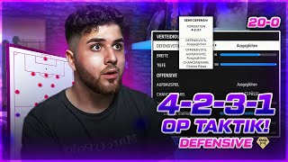 DIESE TAKTIK IST eine MACHT 😱😱 BESTE DEFENSIV 4231 META TAKTIKEN amp ANWEISUNG🔥 EA FC 24 [upl. by Ainessej87]