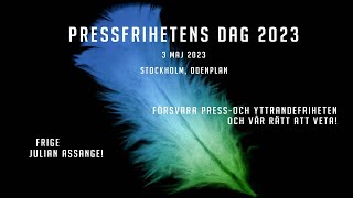 Pressfrihetens dag 30 år [upl. by Cumings]