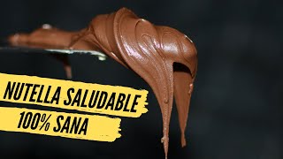 NUTELLA SALUDABLE casera y sin azúcar 💥  CREMA DE CHOCOLATE 🍫 [upl. by Bumgardner]