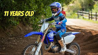 11 Year Old SHREDDING on Yamaha TTR 125 shorts [upl. by Madalena]