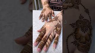 Fingers mehndi design new songstatus  intragram [upl. by Naamana]