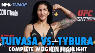 UFC Fight Night 239 WeighIn Highlights Three Fighters Miss Mark All Fights Scheduled to Go [upl. by Htinek]