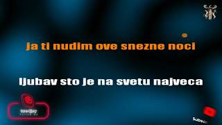 Rekla si mi da ne voliš zimu  Karaoke version with lyrics [upl. by Goggin912]