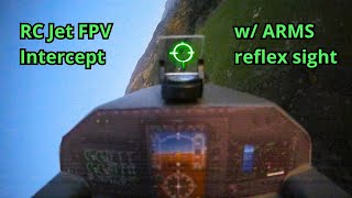 FPV RC Jets  Eflite Viper 90 vs Freewing Eurofighter Dusk Intercept Using Reflex Sight [upl. by Oiliruam]