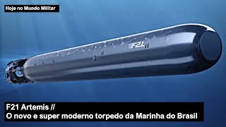 F21 Artemis  O novo e super moderno torpedo da Marinha do Brasil [upl. by Aicyla815]