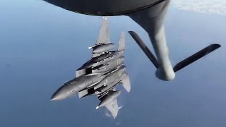 KC135 Stratotanker in Action  Aircraft Air Refueling [upl. by Roberts]