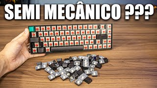 TECLADO SEMI MECÂNICO MAS QUE TRECO É ESSE [upl. by Wernick]