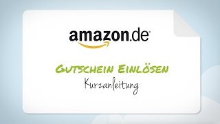 Amazon Gutschein einlösen  Schritt für SchrittAnleitung [upl. by Netsryk]