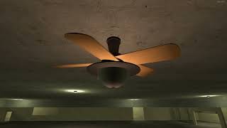 60quot Monster Breeze Chateau Retro Remote Ceiling Fan Demo [upl. by Althea]