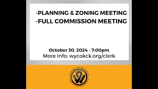 103024 Planning amp Zoning and Full Commission [upl. by Lled]