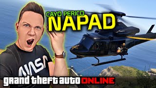 💙 NAPAD na CAYO PERICO HELIKOPTEREM 1733 GTA 5 ONLINE Po Polsku z Yoshella amp Ren [upl. by Esenaj591]