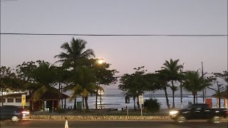 Ubatuba SP AO VIVO Nascer da lua [upl. by Arabela]